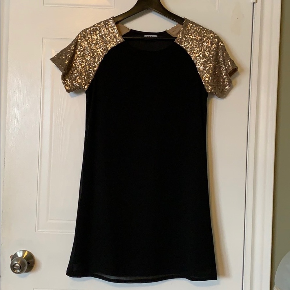 Dressy long style Tshirt dress
